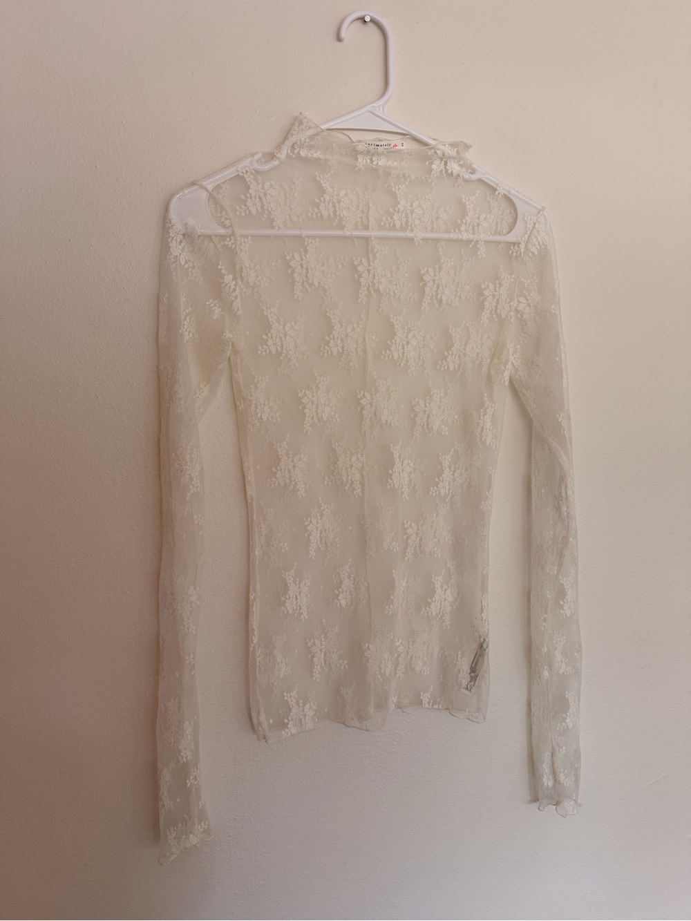 Intimately free people mesh lace shirt